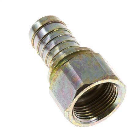 25 mm (1'') & G1'' zink plated Steel Hose Barb Female Safety collars