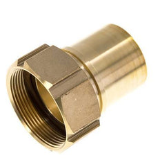 50 mm (2'') & G2'' Brass Hose Barb Union Nut Flat Sealing Polyurethane Safety collars EN 14420-5 (DIN 2817)