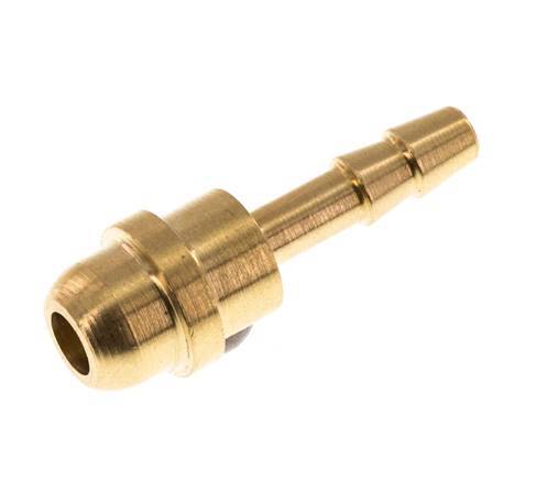 4 mm Brass Hose Barb without Union Nut (G1/4'') [10 Pieces]