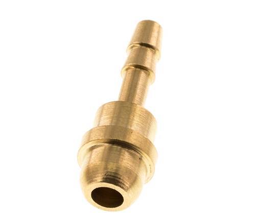 4 mm Brass Hose Barb without Union Nut (G1/4'') [10 Pieces]