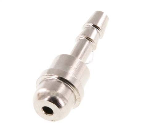 4 mm nickel plated Brass Hose Barb without Union Nut (G1/4'') 15.5mm [5 Pieces]