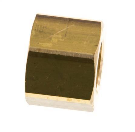 6/9/13mm (G1/2'') Brass Union Nut L20.5mm [2 Pieces]