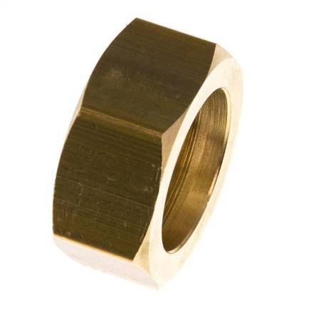 19mm (G3/4'') Brass Union Nut L13.5mm [2 Pieces]