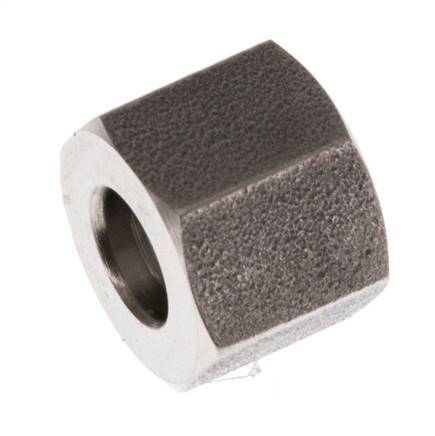 4/6mm (G1/8'') Stainless Steel Union Nut L12mm