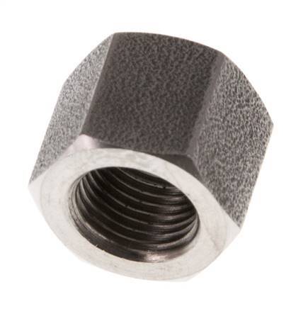 4/6mm (G1/8'') Stainless Steel Union Nut L12mm