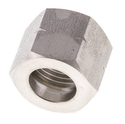 6/9/13mm (G1/2'' LH) Stainless Steel Union Nut L20mm
