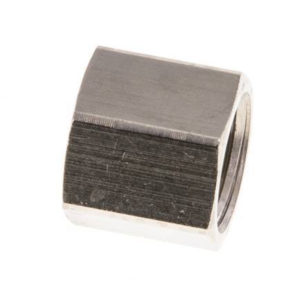 4/6mm (G1/8'') Nickel-plated Brass Union Nut L11mm [10 Pieces]