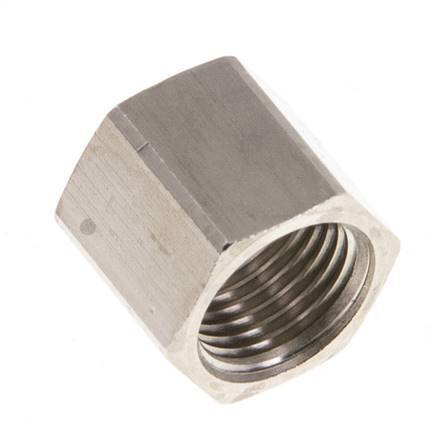 4/6mm (G1/8'') Nickel-plated Brass Union Nut L11mm [10 Pieces]