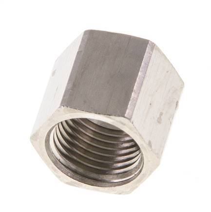 4/6mm (G1/8'') Nickel-plated Brass Union Nut L11mm [10 Pieces]