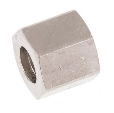 4/6mm (G1/4'') Nickel-plated Brass Union Nut L15.5mm [5 Pieces]