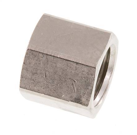 4/6mm (G1/4'') Nickel-plated Brass Union Nut L15.5mm [5 Pieces]