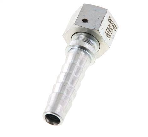 13x25 mm & G1/2'' zink plated Steel Hose Pillar with Union Nut DIN EN 14423 / DIN 2826