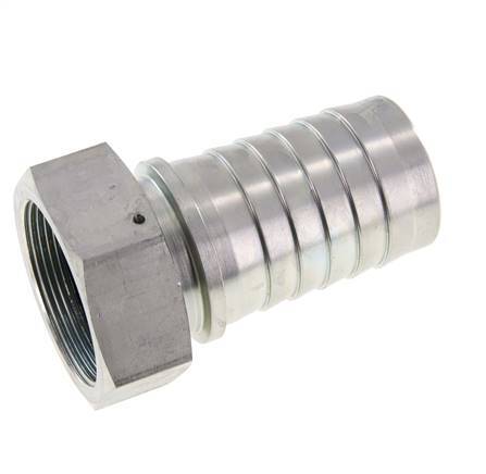 50x68 mm & G2'' zink plated Steel Hose Pillar with Union Nut DIN EN 14423 / DIN 2826