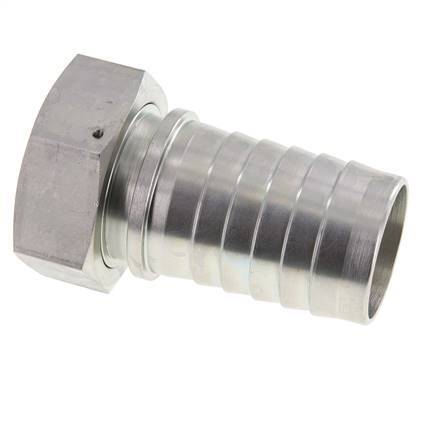 50x68 mm & G2'' zink plated Steel Hose Pillar with Union Nut DIN EN 14423 / DIN 2826
