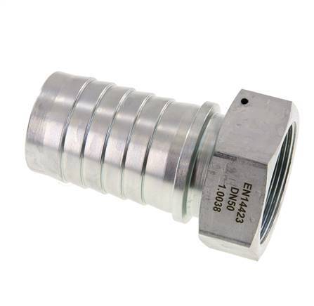50x68 mm & G2'' zink plated Steel Hose Pillar with Union Nut DIN EN 14423 / DIN 2826