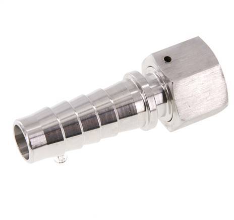 19x33 mm & G3/4'' Stainless Steel 1.4301 Hose Pillar with Union Nut DIN EN 14423 / DIN 2826