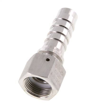 19x33 mm & G3/4'' Stainless Steel 1.4301 Hose Pillar with Union Nut DIN EN 14423 / DIN 2826