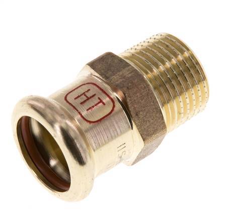 Press Fitting - 18mm Female & R 1/2'' Male - Copper alloy