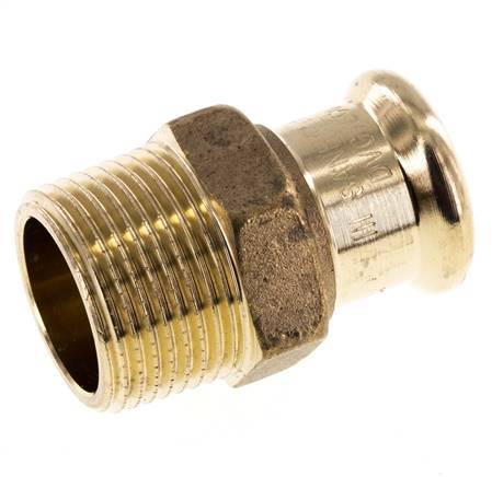 Press Fitting - 18mm Female & R 3/4'' Male - Copper alloy