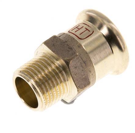 Press Fitting - 22mm Female & R 1/2'' Male - Copper alloy