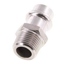 Press Fitting - 15mm Female & R 1/2'' Male - Stainless Steel