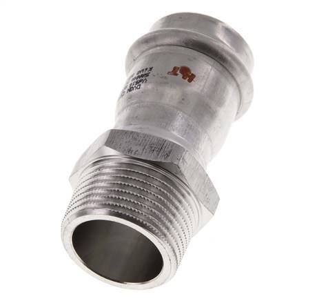 Press Fitting - 28mm Female & R 1'' Male - Stainless Steel