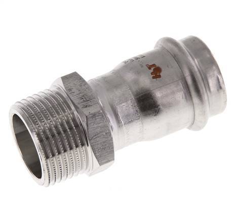 Press Fitting - 28mm Female & R 1'' Male - Stainless Steel