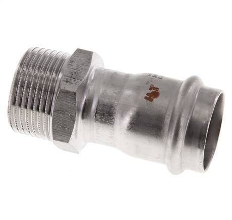 Press Fitting - 28mm Female & R 1'' Male - Stainless Steel
