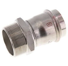 Press Fitting - 54mm Female & R 2'' Male - Stainless Steel