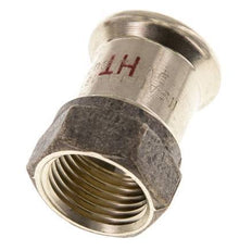 Press Fitting - 18mm Female & Rp 1/2'' Female - Copper alloy