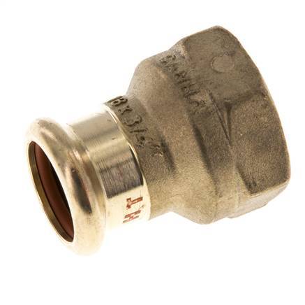 Press Fitting - 18mm Female & Rp 3/4'' Female - Copper alloy