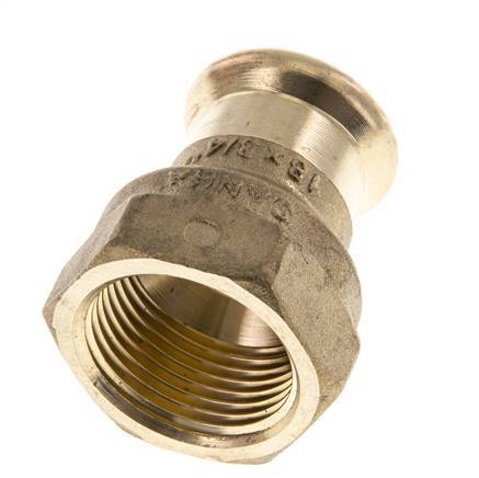 Press Fitting - 18mm Female & Rp 3/4'' Female - Copper alloy