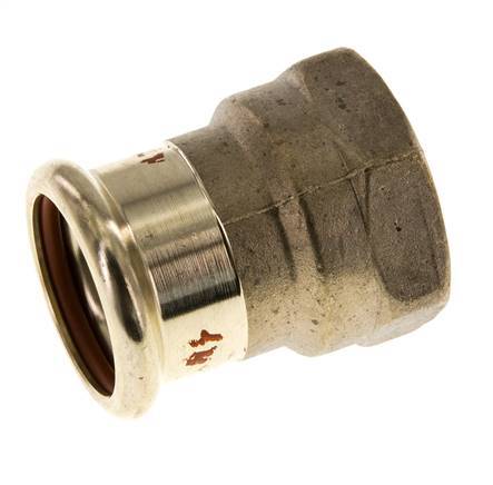 Press Fitting - 22mm Female & Rp 1'' Female - Copper alloy