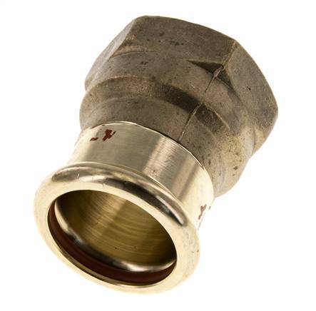 Press Fitting - 28mm Female & Rp 1'' Female - Copper alloy