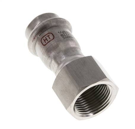 Press Fitting - 22mm Female & Rp 3/4'' Female - Stainless Steel