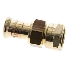 Union Press Fitting - 18mm Female & Rp 3/4'' Female - Copper alloy Flat Sealing