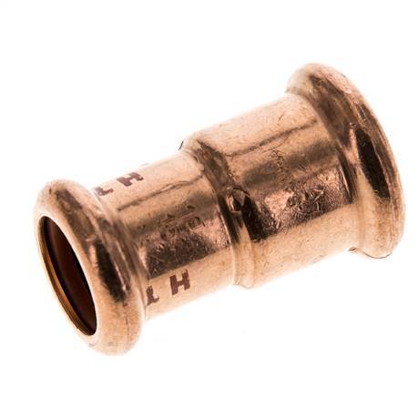 Press Fitting - 15mm Female & 18mm - Copper alloy
