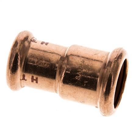 Press Fitting - 15mm Female & 18mm - Copper alloy