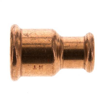 Press Fitting - 18mm Female & 28mm - Copper alloy