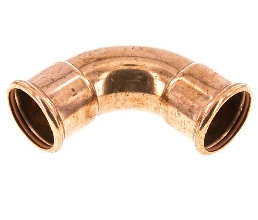 90deg Elbow Press Fitting - 54mm Female - Copper alloy