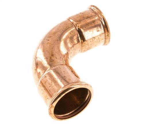 90deg Elbow Press Fitting - 54mm Female - Copper alloy