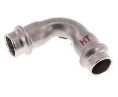 90deg Elbow Press Fitting - 15mm Female - Stainless Steel