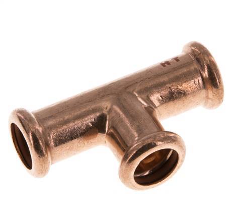 Tee Press Fitting - 15mm Female - Copper alloy