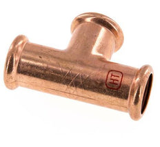 Tee Press Fitting - 22mm Female - Copper alloy