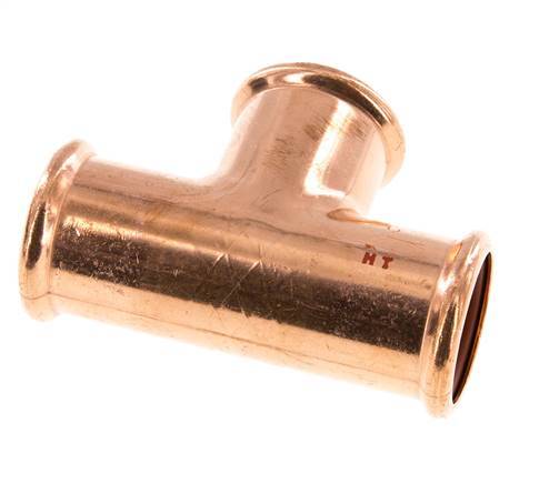 Tee Press Fitting - 35mm Female - Copper alloy