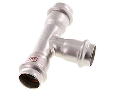 Tee Press Fitting - 22mm Female - Stainless Steel