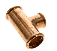 Tee Press Fitting - 35mm Female & 42mm - Copper alloy