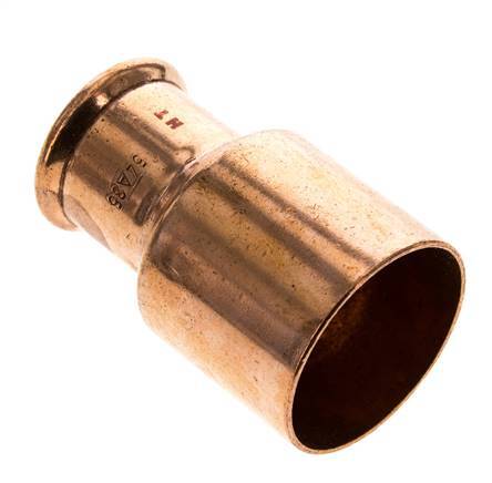 Press Fitting - 35mm Female & 54mm Male - Copper alloy