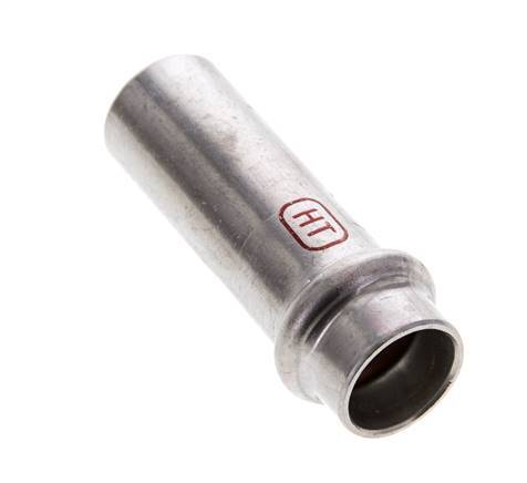 Press Fitting - 15mm Female & 18mm Male - Stainless Steel