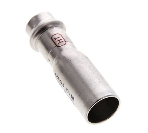Press Fitting - 15mm Female & 22mm Male - Stainless Steel